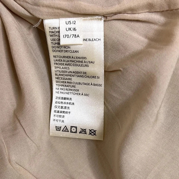 Free People Sugar and Spice vegan leather skirt size 12 - Picture 8 of 9